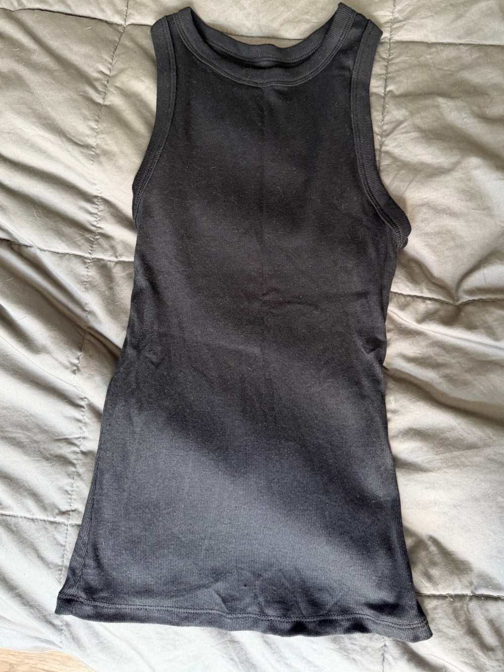 A New Day Women's Black Ribbed Tank Top - Classic Sleeveless Staple